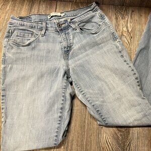 Women's Levi's 515 Light Blue Denim Boot Cut Jeans Size 6 Short